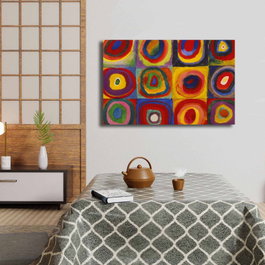 Wallity Lienzo Decorativo Vasili Kandinsky 45 x 70 cm